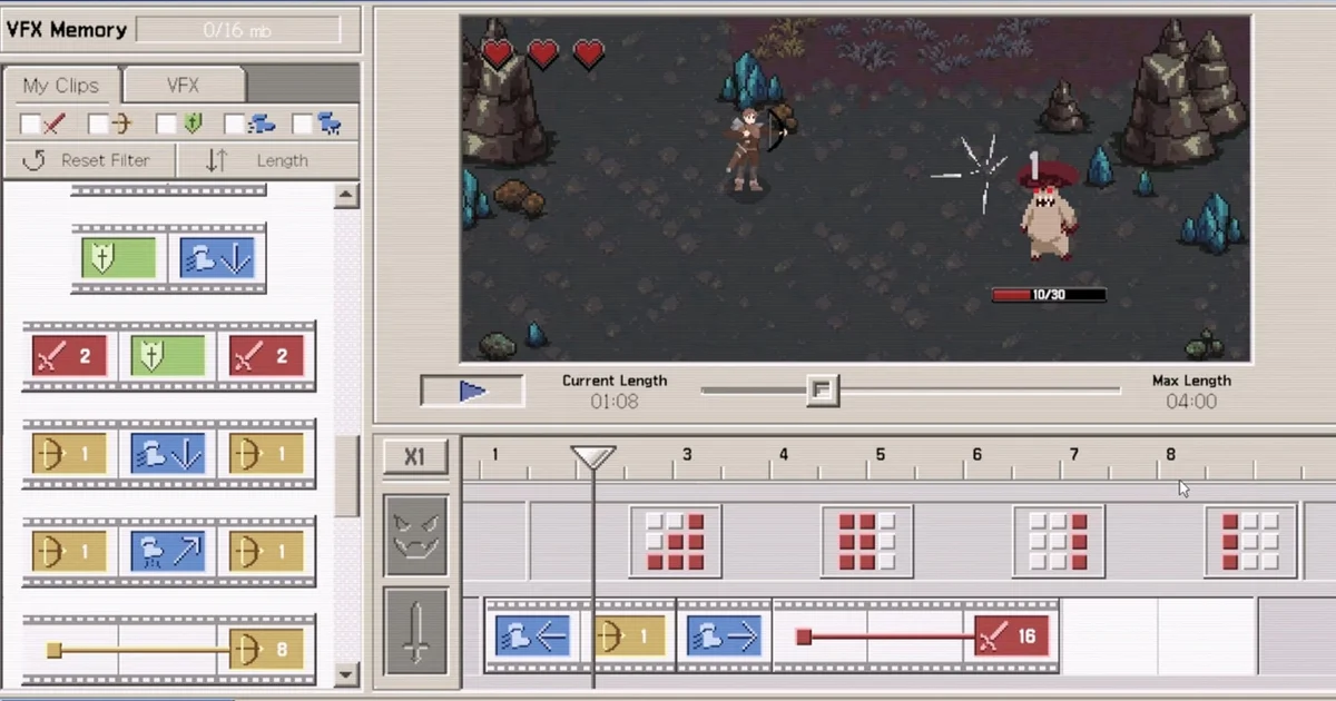 Trust Me, I Nailed It is a turn-based strategy game where you make sick video edits of a really rubbish hero