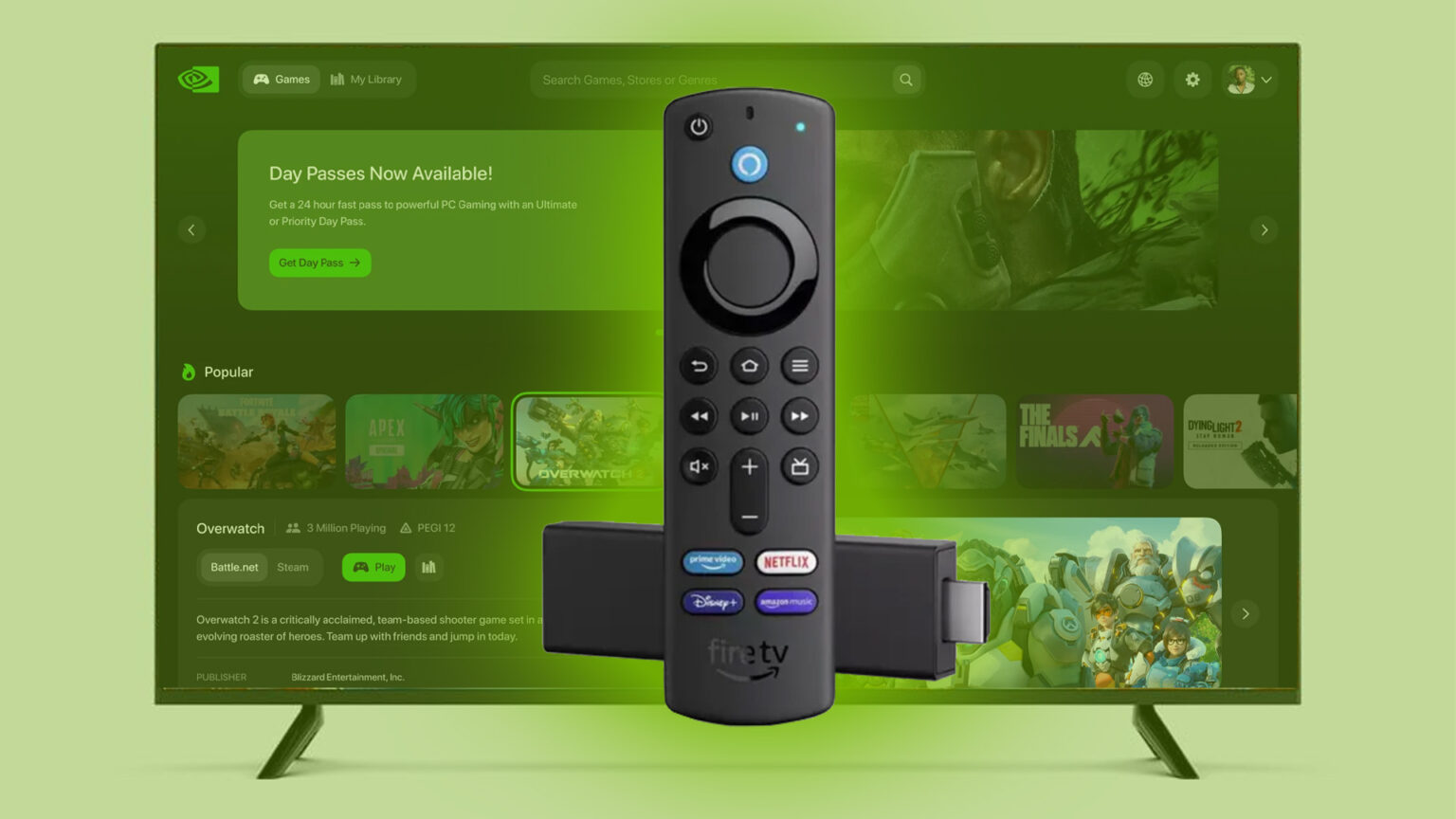 GeForce Now arriva su Fire TV: Trasforma la tua TV in un PC gaming con ...