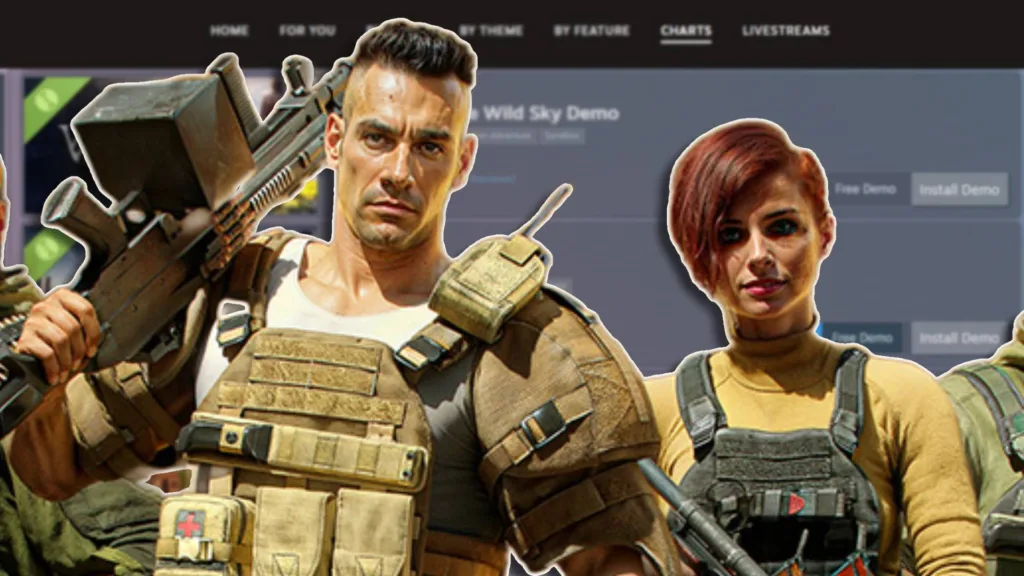 "I don't want to play them:" 10% of the top Steam Next Fest demos admit to using generative AI