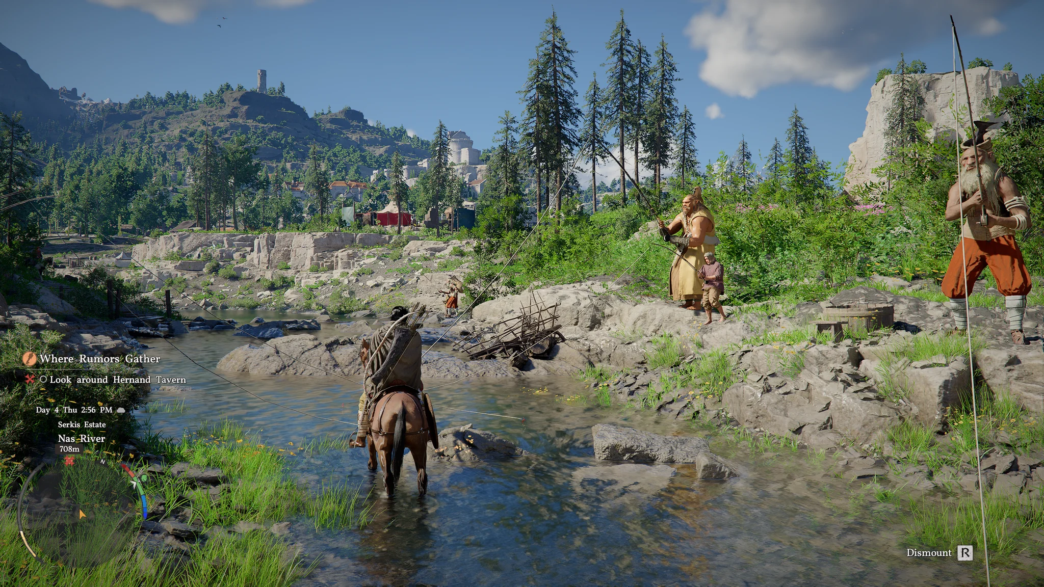 Crimson Desert su PC: come evitare instabilità e crash e quali settaggi usano i tester 4 Kliff, a cavallo, si ferma in un fiume in Crimson Desert. Ray Reconstruction disattiva.