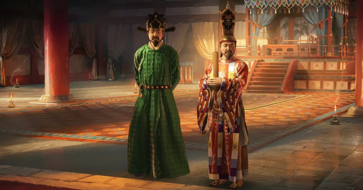 Crusader Kings 3 update 1.19, out now in beta, delivers the ledger and an accolade rework - it also stops dead people wearing straw cloaks