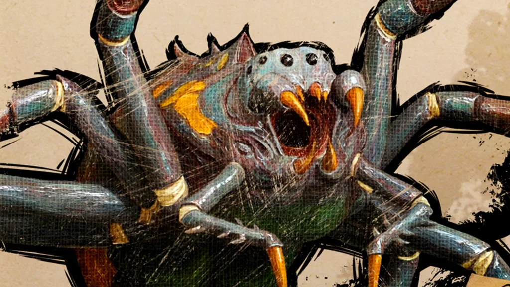 Ark Survival Ascended: L'Araneo ora cala dall'alto e ti intrappola 3 Sorry, arachnophobes, Ark's giant spiders just got a lot more horrifying
