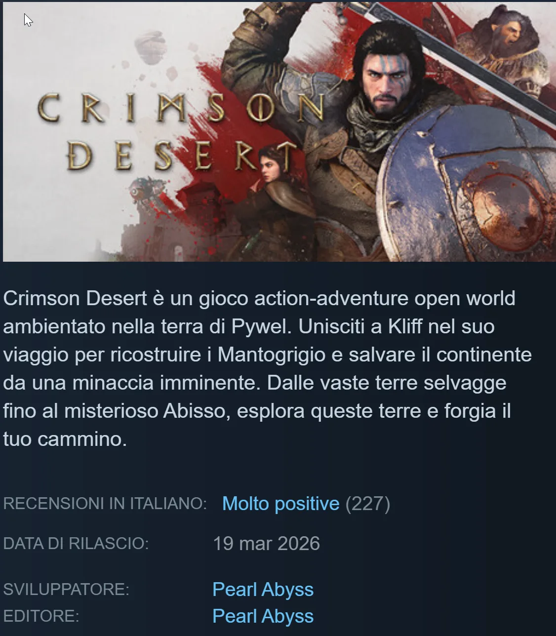 crimson desert steam