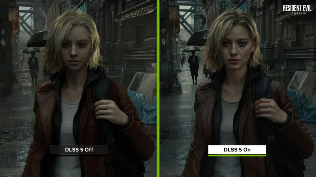 Immagine promozionale del DLSS 5 di Nvidia, la tecnologia di rendering neurale finita in rete