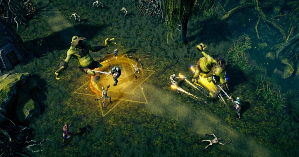 Indirectly build your empire by paying heroes to do the work you don't want to in the RTS city-builder Crown of Greed, out today