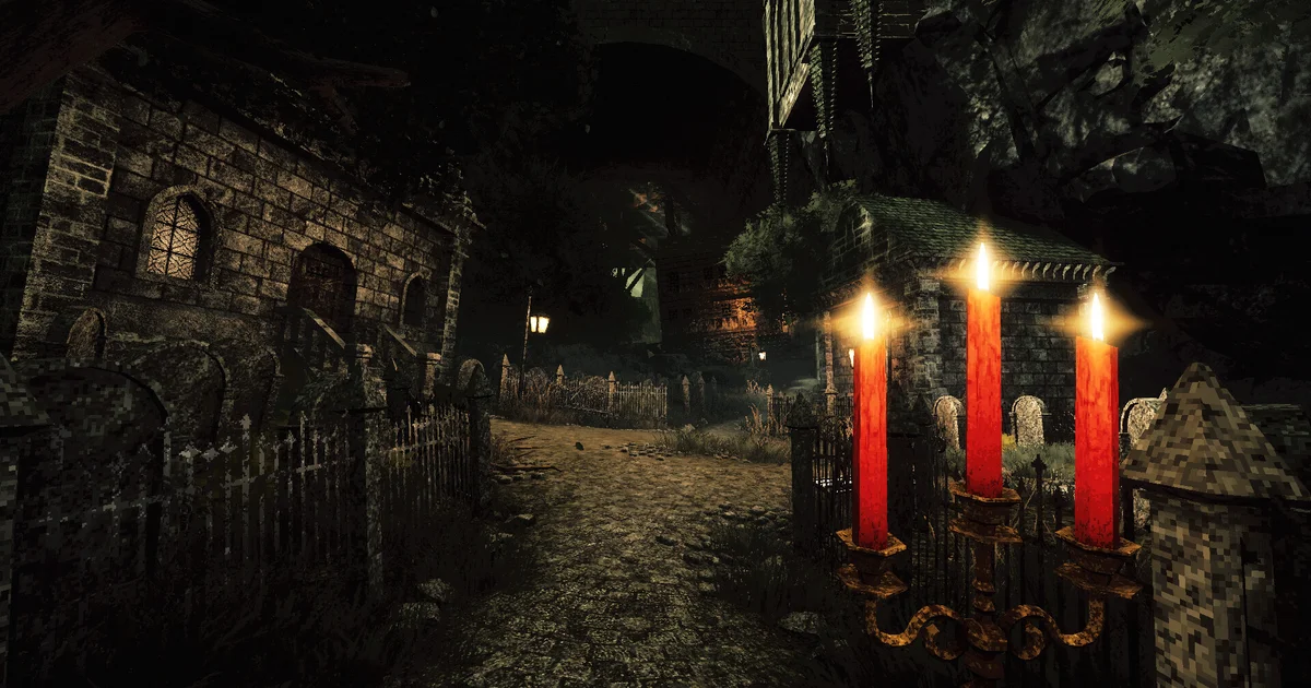 Hallow Blade is like a first-person Greatest Hits of From Software, offering a sunken interconnected kingdom of forests, crypts and castles