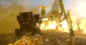 Helldivers 2 isn't a cosy game, but the tranquil forests and beefed up exosuits of its latest patch might convince you it is