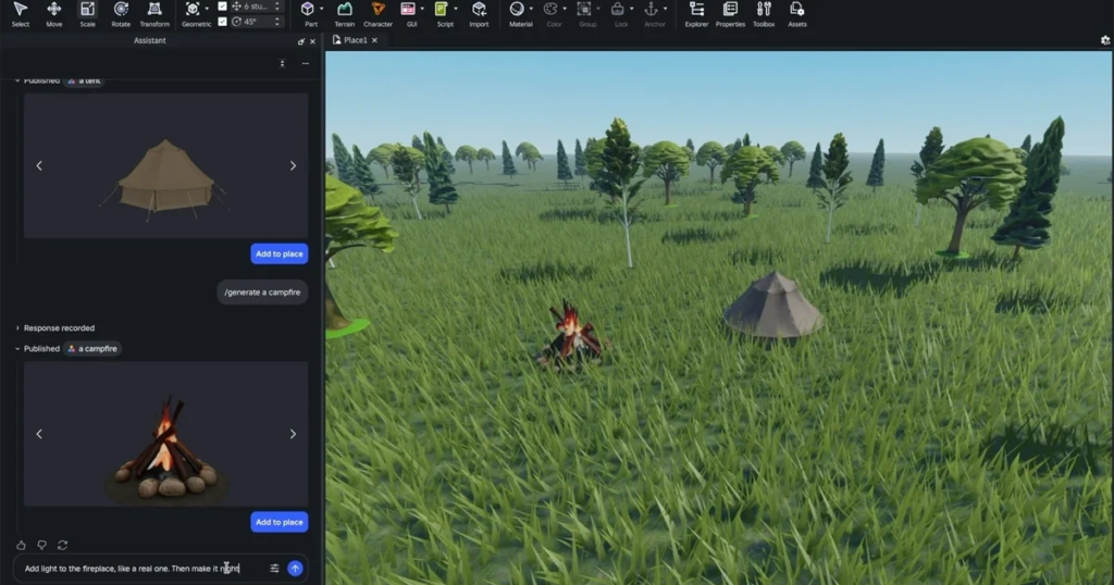 Roblox releases agentic AI tools for creators, promising ability to "build a game with a single prompt"