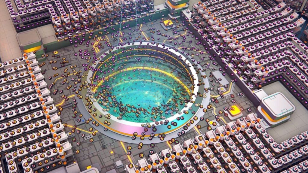 This beautifully colorful new factory building game just released with mod support to 'overwhelmingly positive' reviews