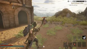 Un gruppo di avventurieri di Wyldheart esplora le rovine del regno di Caerwyn