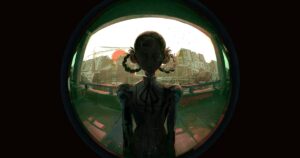 Sleepover is a cosmic horror visual novel about the last person on earth and the stranger who shows up at their front door
