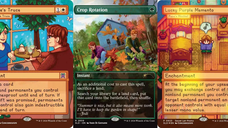 Stardew Valley arriva su Magic: The Gathering: ecco le prime carte della collezione Secret Lair 7 Stardew Valley Is Coming To Magic: The Gathering Later This Month With A Limited Secret Lair Drop
