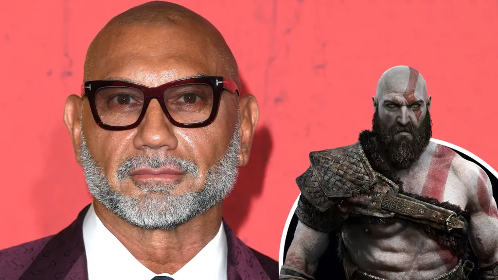 Dave Bautista Kratos from God of War