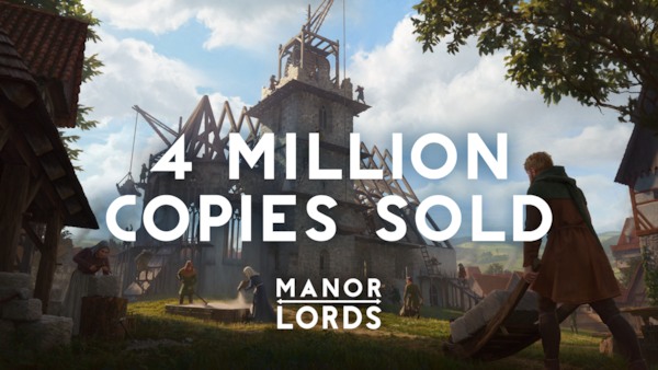 Manor Lords supera i quattro milioni di copie, e l'aggiornamento risponde a chi diceva che era fermo 3 Un insediamento medievale in Manor Lords, che ha superato i quattro milioni di copie