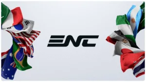 Il logo dell'Esports Nations Cup, il torneo rinviato dal 2026 al 2027