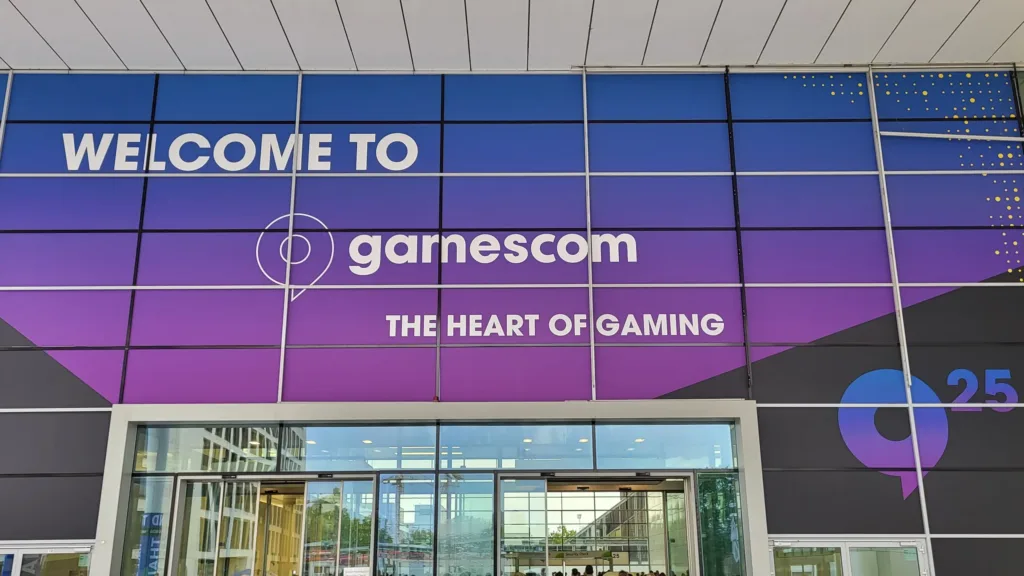 Il logo della gamescom 2026, la fiera dei videogiochi di Colonia