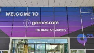 Il logo della gamescom 2026, la fiera dei videogiochi di Colonia
