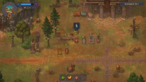 Un cimitero medievale in Graveyard Keeper 2, uno dei quattro giochi indie in uscita il 22 settembre 2026