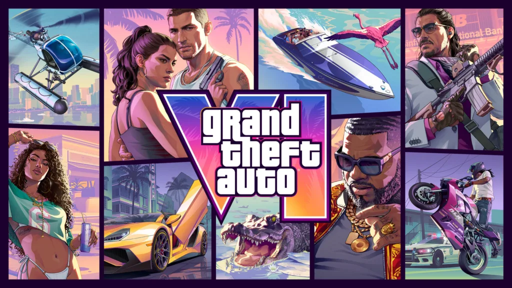 Artwork ufficiale di GTA 6 pubblicato da Rockstar Games