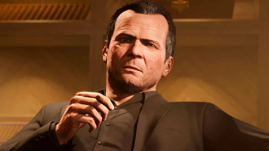 Michael De Santa in GTA 5, il gioco che ospita GTA Online