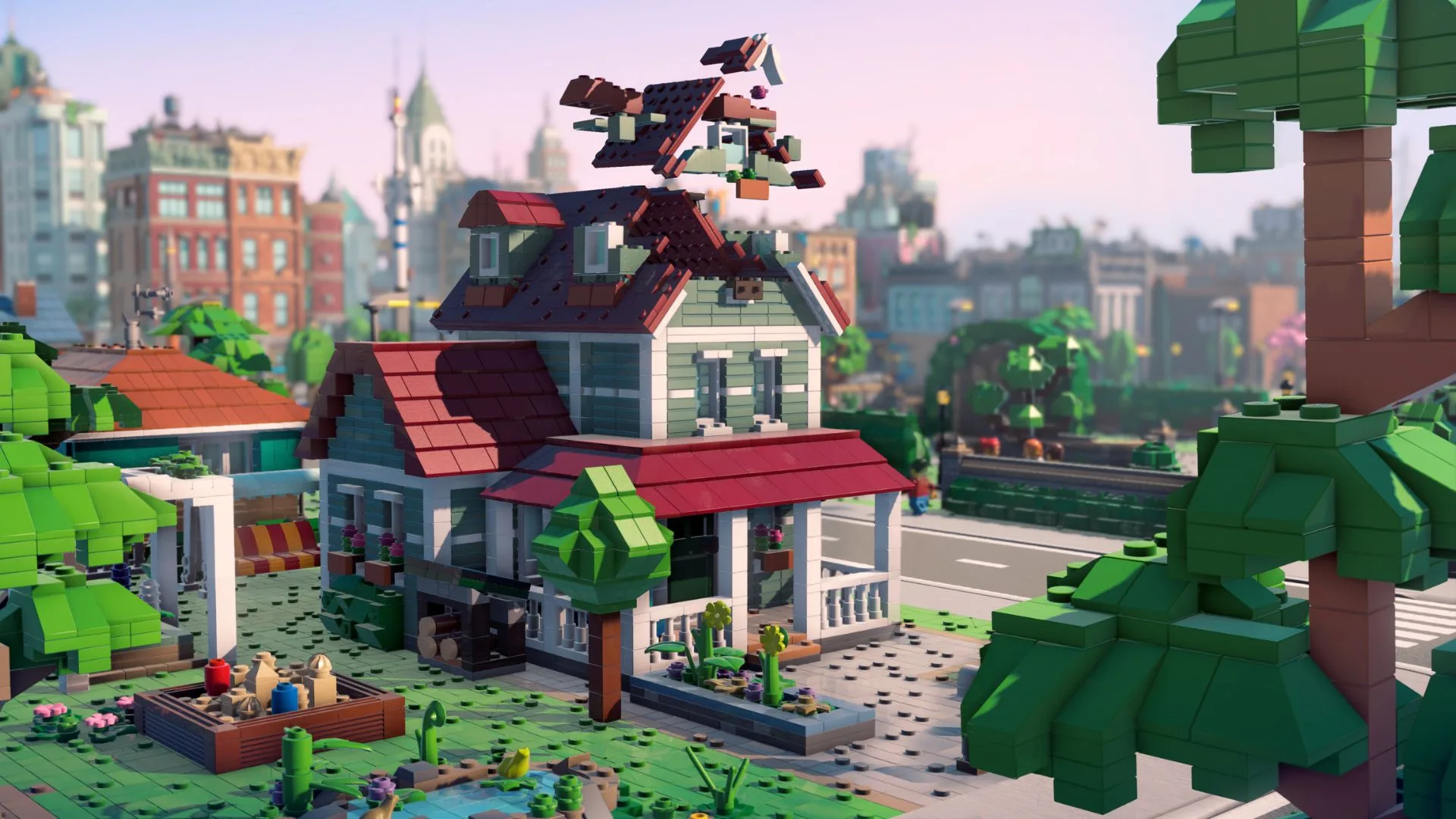 Una città di mattoncini in LEGO Skylines, il gestionale di Iceflake Studios e Paradox Interactive