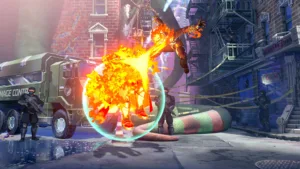 Schermata di gioco di MARVEL Tokon: Fighting Souls, il picchiaduro a squadre di Arc System Works