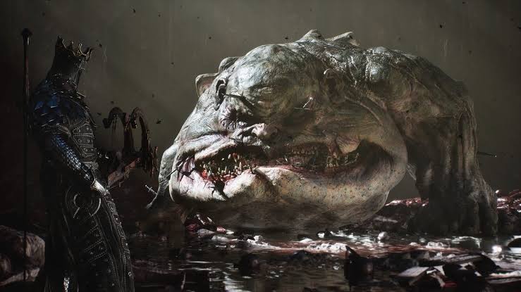 Un combattimento contro un boss in Mortal Shell 2, in accesso anticipato
