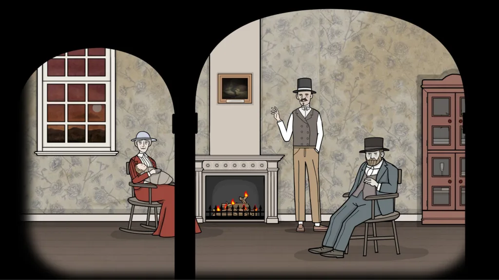 La tenuta Vanderboom in Servant of the Lake, il punta e clicca di Rusty Lake
