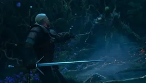 Un'immagine di Songs of the Past, l'espansione di The Witcher 3 attesa per il 2027