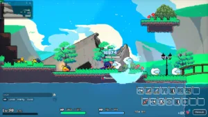 Screenshot di Soul's Remnant, MMORPG 2D in pixel art di Chaomoon, in accesso anticipato su Steam