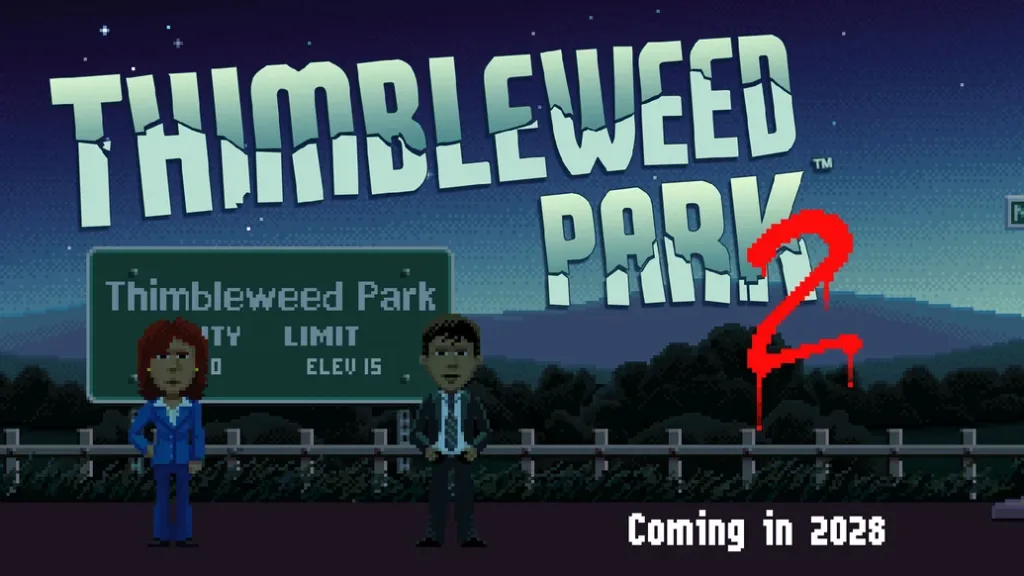 Ron Gilbert annuncia Thimbleweed Park 2: uscirà nel 2028 1 thimbleweed park 2