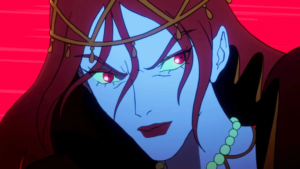 Malice Bloodmoon, la matrona del clan protagonista dell'espansione di Vampire Survivors