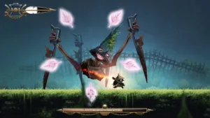 Glimmer con il fiammifero in Well Dweller, il metroidvania di Kyle Thompson