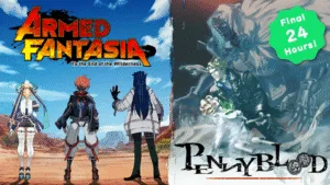 L'immagine della campagna Kickstarter di Armed Fantasia e Penny Blood, i due giochi di ruolo giapponesi finanziati nel 2022