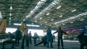 Schermata di gioco di Ace Combat 8: Wings of Theve, il gioco di combattimento aereo che esce il 2 ottobre