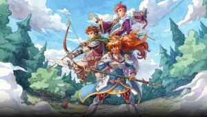 Il gruppo di eroi di Alterium Shift ritratto nell'artwork ufficiale del JRPG di Drattzy Games