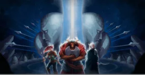 Key art di Dimraeth, action RPG co-op in pixel art di Mudtek in accesso anticipato su Steam dal 15 settembre 2026