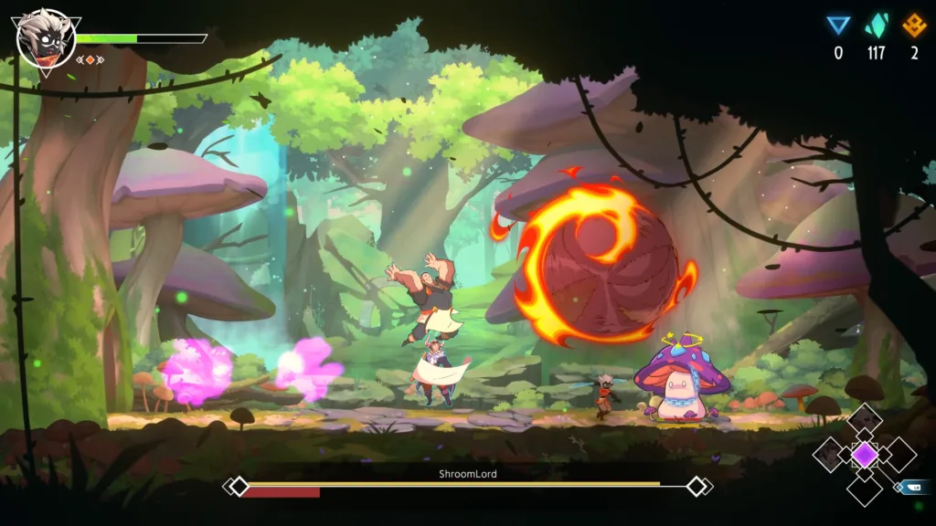 Uno scorcio del mondo di Raoah in Fallen Tear: The Ascension, metroidvania disegnato a mano di Winter Crew Studios