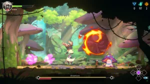 Uno scorcio del mondo di Raoah in Fallen Tear: The Ascension, metroidvania disegnato a mano di Winter Crew Studios