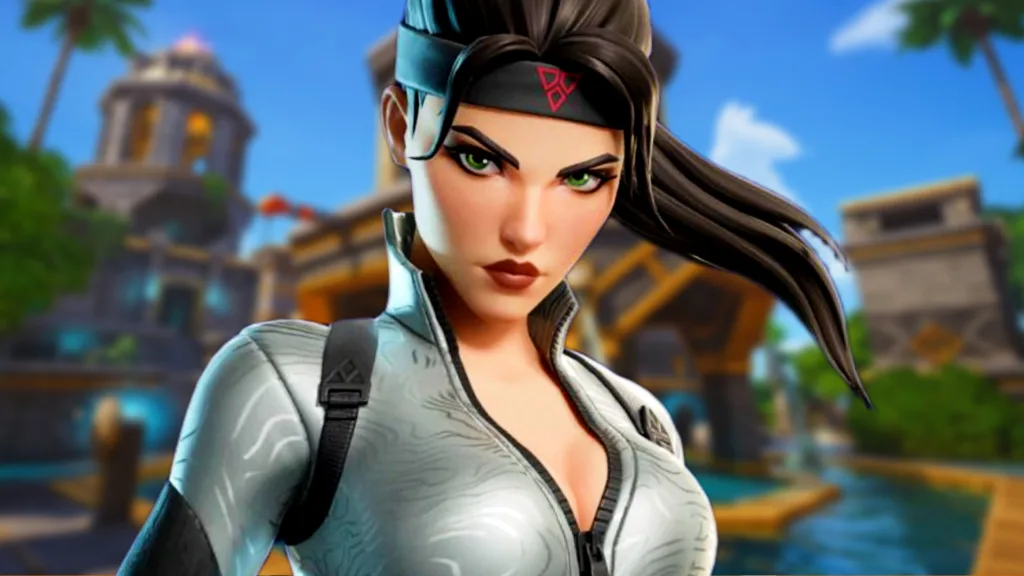 Un personaggio di Fortnite in tenuta da infiltrazione, immagine usata da Epic per annunciare le Epic Parties