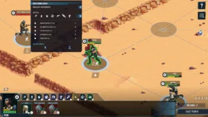 Uno scontro a turni fra l'equipaggio della Simurgh e i nemici in Frontier: Path of Shadows