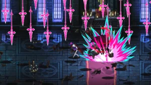 Combattimento a scorrimento laterale nei sotterranei gotici di Ghost Vanguard