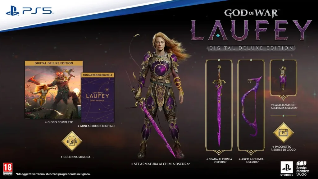 Faye in combattimento in God of War Laufey, il gioco la cui Collector Box non comprende il gioco