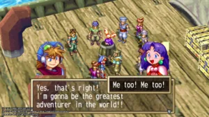 Una battaglia a turni di Grandia HD Remaster, il gioco di ruolo di Game Arts rimesso in vendita su Steam