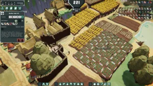 Schermata di Humanica, il city builder preistorico sviluppato da PanfachDev