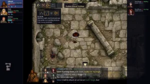 Il gruppo di eroi nel dungeon di Rally the Parties, immagine dalla pagina Steam