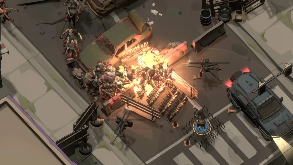 Sopravvissuti e trappole contro un'orda di zombie in Respect the Horde, il gioco di GFX47