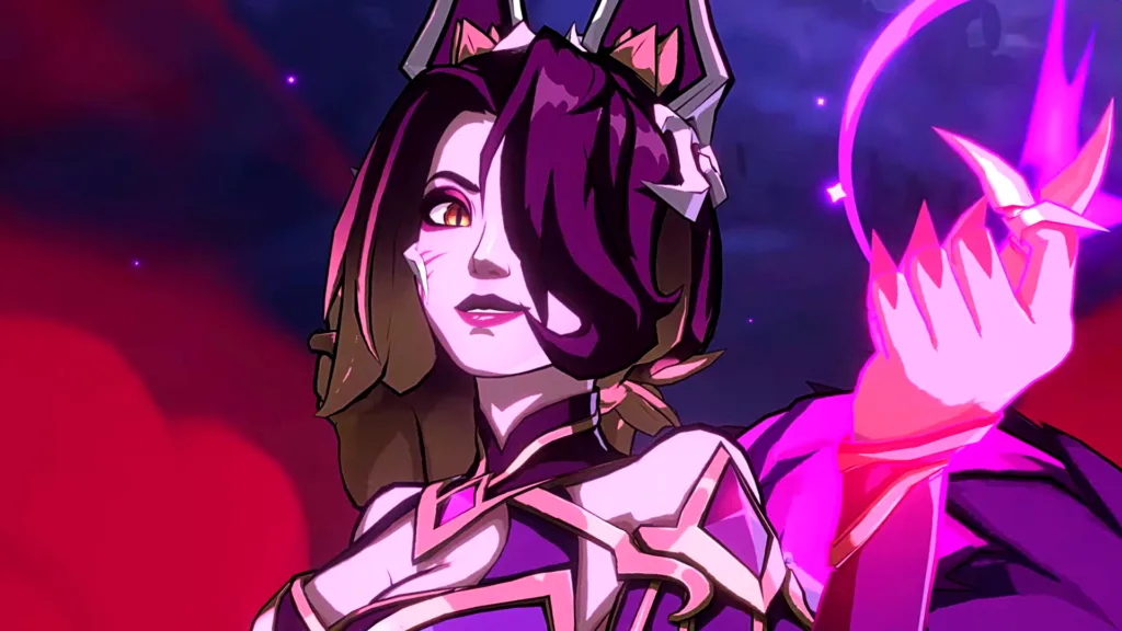 Ahri in una scena di 2XKO, il picchiaduro di Riot Games tratto da League of Legends