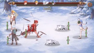 Una scena di gioco di Rookie Raiders, il roguelite con combattimenti automatici di Team Neverending
