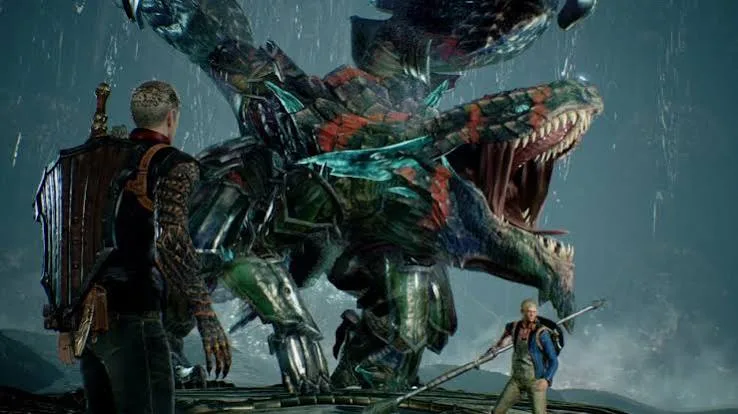 L'action RPG col drago Scalebound può tornare: Kamiya chiede il via libera alla nuova guida di Xbox 2 Drew e il drago Thuban in una scena di Scalebound, l'action RPG cancellato da Microsoft nel 2017